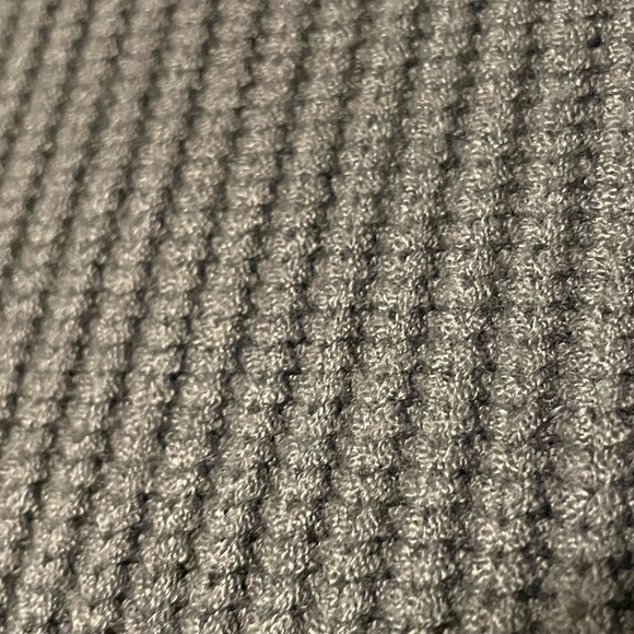 ZARA Turtle Neck Exposed Shoulders knit Blue Long Sleeve Sweater Small - Picture 4 of 5